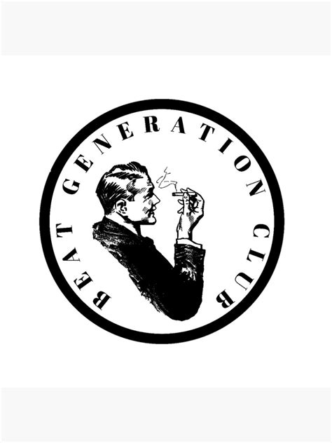 "Beat Generation club badge" Poster by daphhne | Redbubble