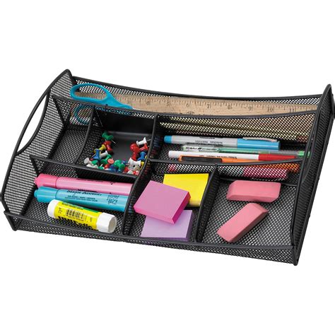 Safco Mesh Drawer Organizer, Black, 1 / Each (Quantity) - Walmart.com ...