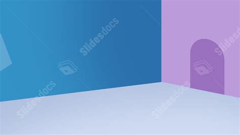Pink Blue White Stereoscopic Powerpoint Background For Free Download - Slidesdocs