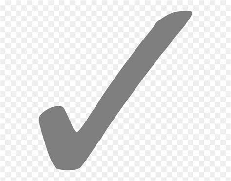 Grey Check Mark Png, Transparent Png - vhv