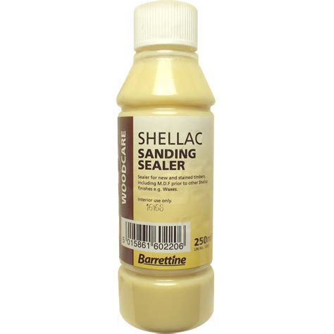 Natural Pale Shellac Sanding Sealer 250ml