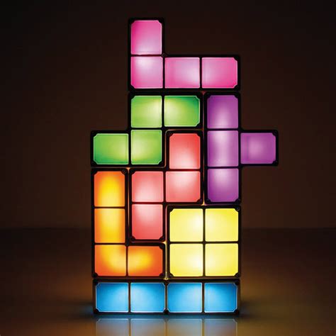Novelties - Creative life: Creative Tetris Stackable LED Desk Lamp recesky DIY Tetris Light