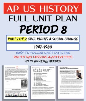 AP US HISTORY: Period 8 (Part 2) - Civil Rights & Domestic Social Change