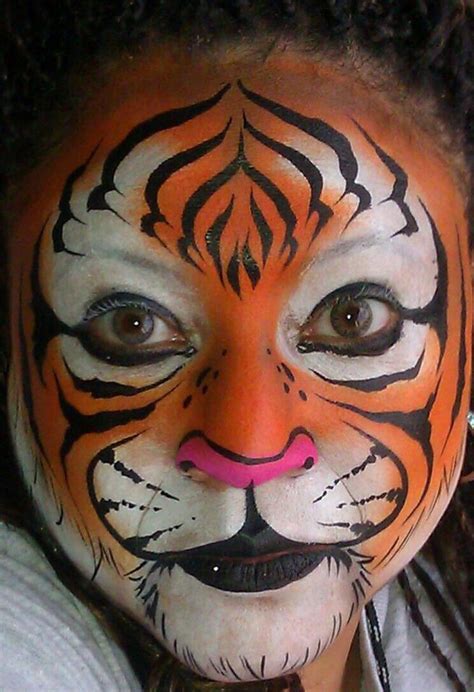 About Face II | Tiger face paints, Animal face paintings, Face painting designs