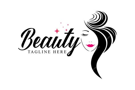 Premium Vector | Beauty hair salon logo design.