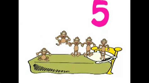 Five Little Monkeys Jumping On The Bed Lyrics Youtube - Bed Western