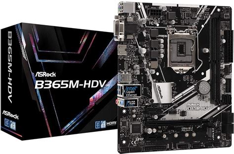 ASRock Intel B365 Chipset Motherboard, B365M-HDV: Amazon.ca: Computers & Tablets