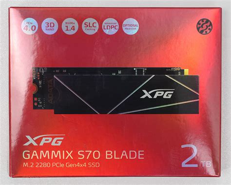 ADATA XPG Gammix S70 Blade 2 TB Review - Pictures & Components ...