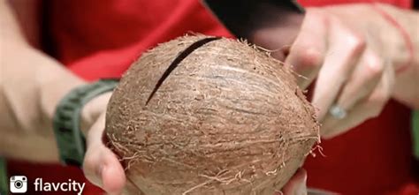 The Quickest and Easiest Way to Crack Open a Coconut