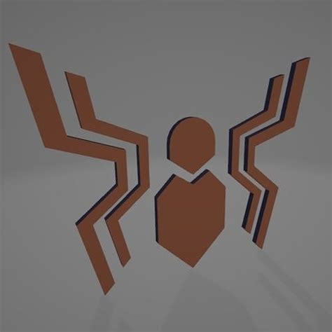 3D Design Spiderman Logo 3D model 3D printable | CGTrader