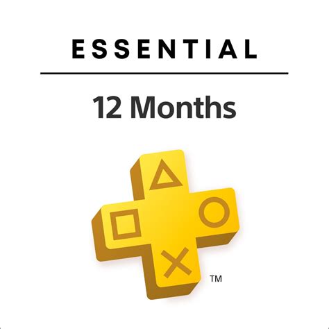 PlayStation Plus Essential: 12 Month Subscription