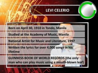 Levi Celerio | PPT