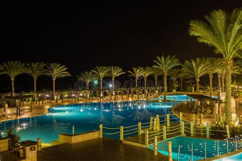 Night View of the Hotel Jaz Belvedere Resort Editorial Stock Photo - Image of journey, october ...