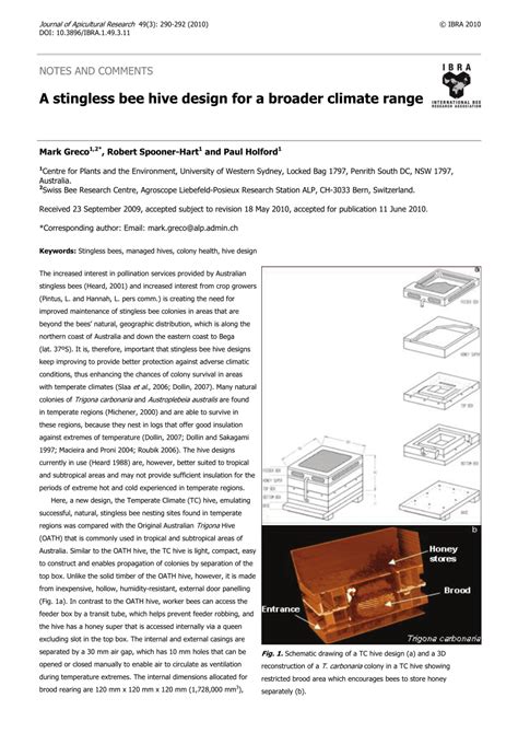 (PDF) A stingless bee hive design for a broader climate range