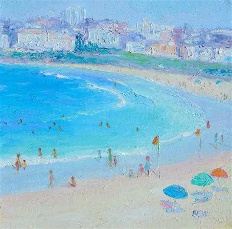 Summers at Bondi Beach Painting by Jan Matson - Fine Art America