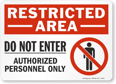 Printable Authorized Personnel Only Danger Sign - vrogue.co