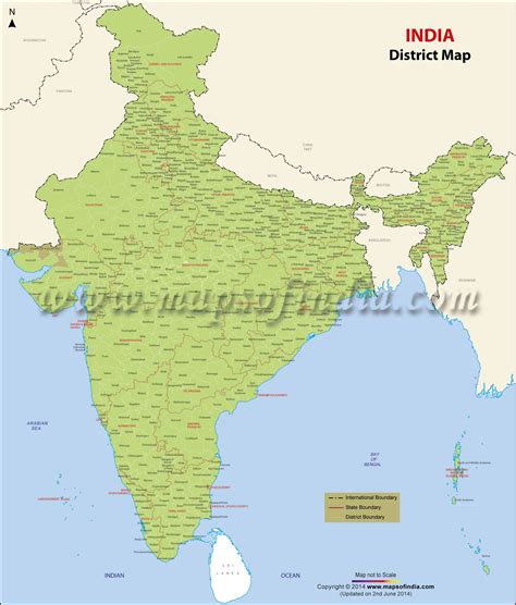 Districts of India, India Districts Map in 2021 | India map, Map, World map wallpaper