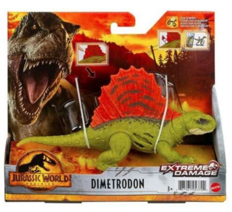 Jurassic World Dominion Extreme Damage Feature Dimetrodon Pack Toy New With Box 887961943702 | eBay