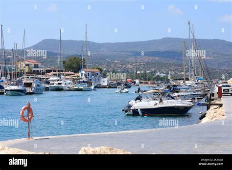 View of Latchi Harbour, Cyprus Stock Photo - Alamy