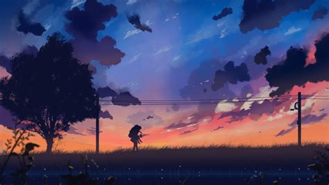 Aesthetic Anime Landscape Wallpapers - Wallpaper Cave C09 | Anime ...