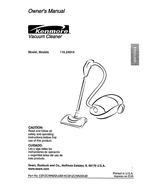 Kenmore Crossover Vacuum Manual