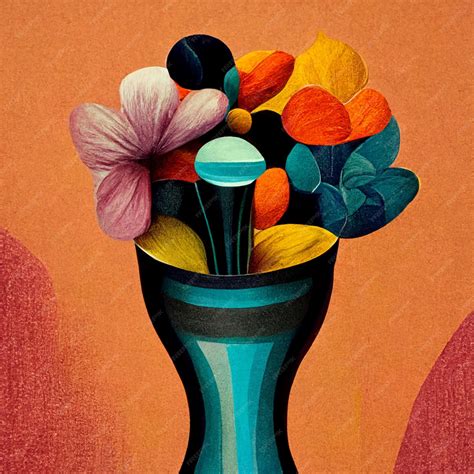 Premium Photo | Vase with spring multicolor flowers bouquet