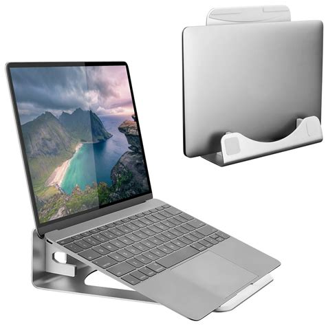 Mount-It! Vertical Laptop Stand and Holder | Fits 11-17 Inch Screen Sizes - Walmart.com ...