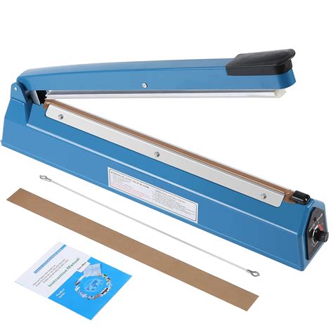 16 Inch Impulse Heat Sealer Manual Bags Sealer Sealing Machine Heating Closer for Plastic PE PP ...
