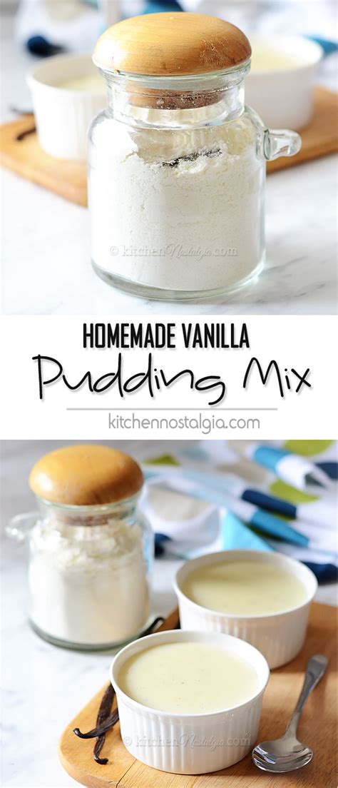 Homemade Vanilla Pudding Mix | Kitchen Nostalgia