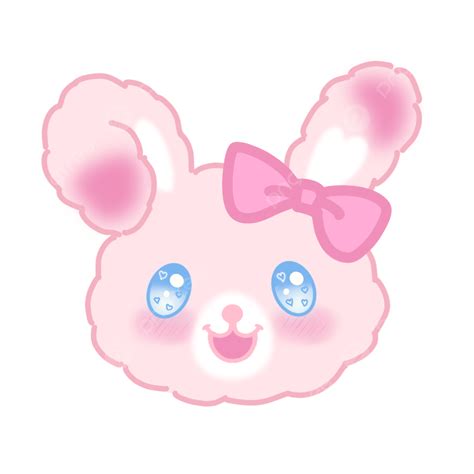 300 Dpi PNG Image, Smiling Bunny 300 Dpi, Clipart, Pink, Animal PNG Image For Free Download