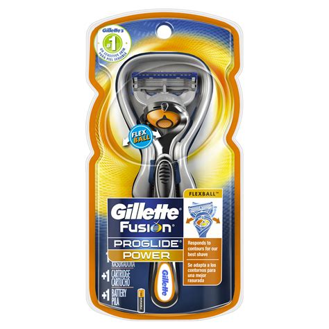 Gillette Fusion ProGlide Power Men's Razor with FlexBall Handle ...