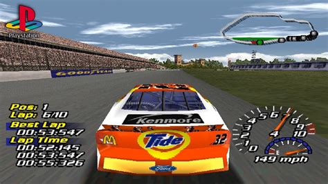 NASCAR 2001 (PS1 Gameplay) - YouTube