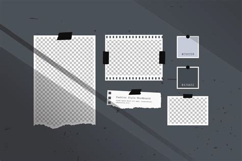 Simple minimalist moodboard photo 10523133 Vector Art at Vecteezy