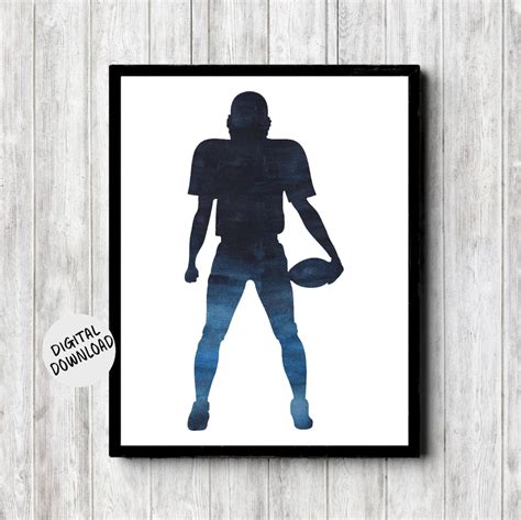 Sports Wall Decor for Man Cave / Teen Boy / Nursery Printable Football ...