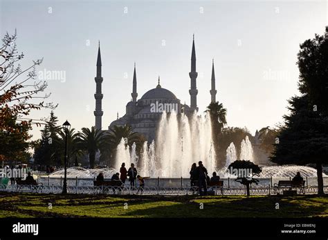 The Sultan Ahmed Mosque historic mosque in Istanbul Stock Photo - Alamy