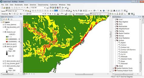 ArcMap 10: Enabling Extensions will allow you to access the Spatial Analyst and 3D Analyst ...