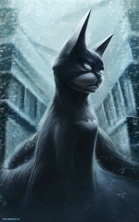 Batcat by NaionMikato on DeviantArt | Cat art, Cats, Cool cats