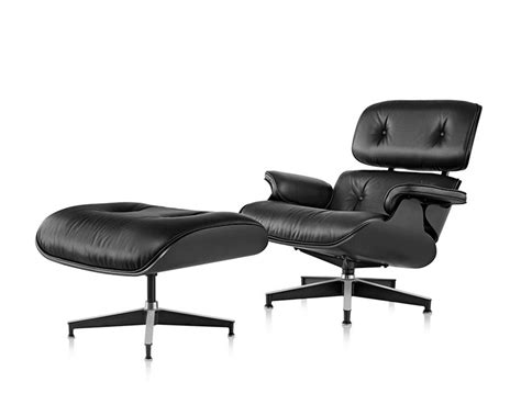 Murdered Out Eames Lounge Chair & Ottoman