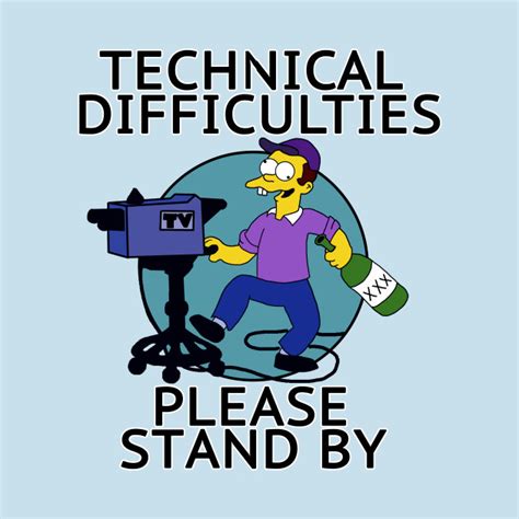 Technical Difficulties - Simpsons - T-Shirt | TeePublic