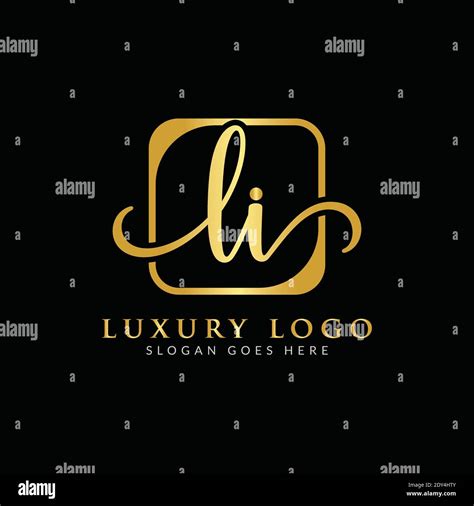 Initial LI letter Logo Design vector Template. Luxury Letter LI logo Design Stock Vector Image ...