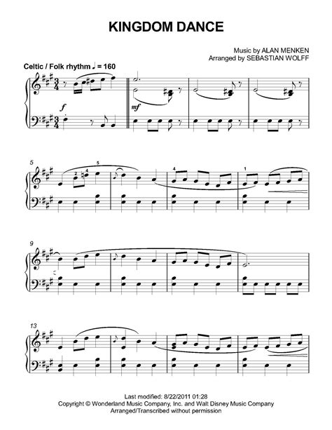 Free Printable Piano Sheet Music For Popular Songs - Free Printable