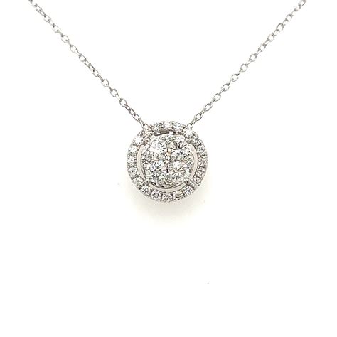 Diamond Cluster Pendant — Philipson's Jewelry