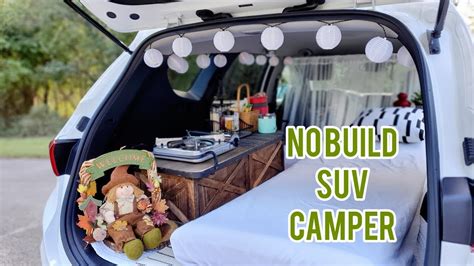 🚘🚙 No Build SUV Camper Conversion | 2020 HYUNDAI SANTA FE Camping Setup ...