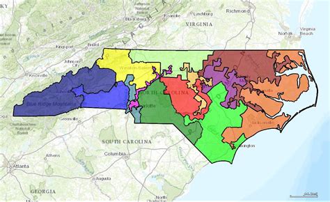 Gerrymandering in North Carolina : r/MapPorn