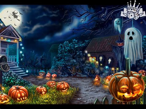 Halloween themed Game Background by Slotopaint on Dribbble