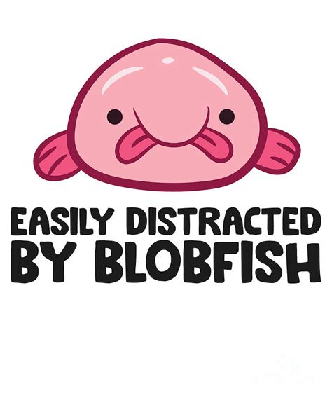 Funny Blobfish Ugly Animal Easily Distracted By Blobfish Tapestry - Textile by EQ Designs - Fine ...