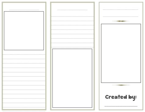 Blank Tri-Fold Brochure Template Download Printable Pdf within Blank Templates For Fly… | Free ...
