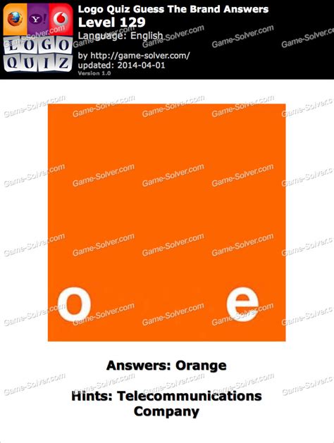 Logo Quiz Telecommunications Company • Game Solver