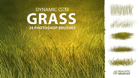 Grass Photoshop Brushes | MS Brushes