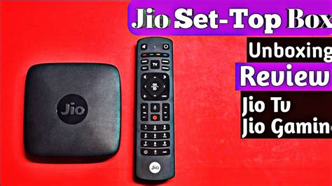 Jio Set Top Box unboxing and review jio tv jio gaming jio STB all explained - YouTube